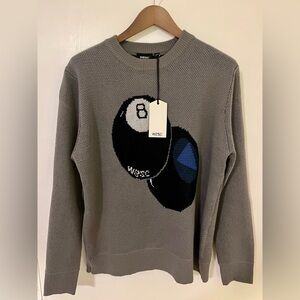 *NEW WITH TAGS* WeSC 8ball Knit Sweater -  Size Medium